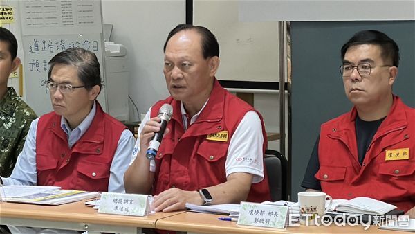 ▲▼中央災害應變中心前進協調所總協調官季連成。（圖／記者陳宏瑞攝）