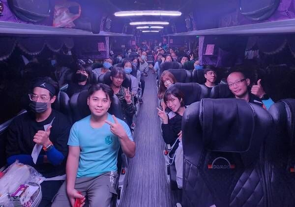 ▲中秋連假桃園救災專車，紛紛前進花蓮光復清災