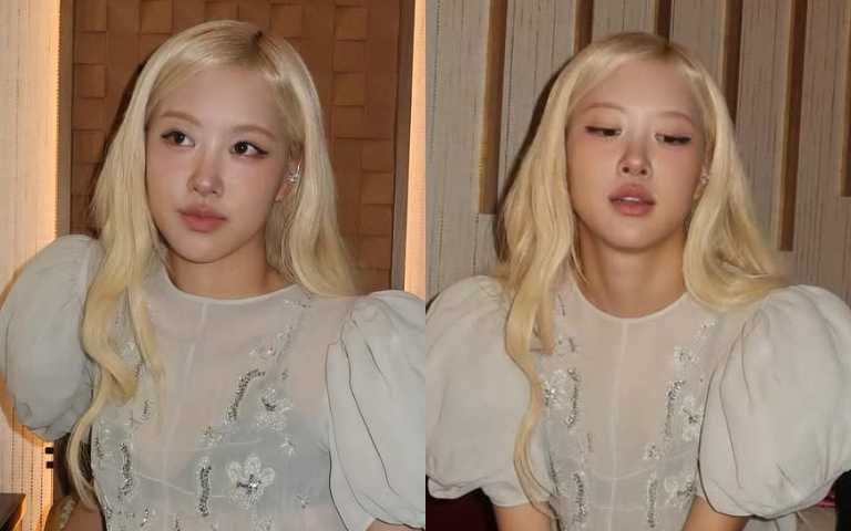 ROS&Eacute; 「無鼻樑寶寶妝」爆紅！超適合長臉、塌鼻樑女生，「橫向鼻影」畫法擁有純欲童顏感