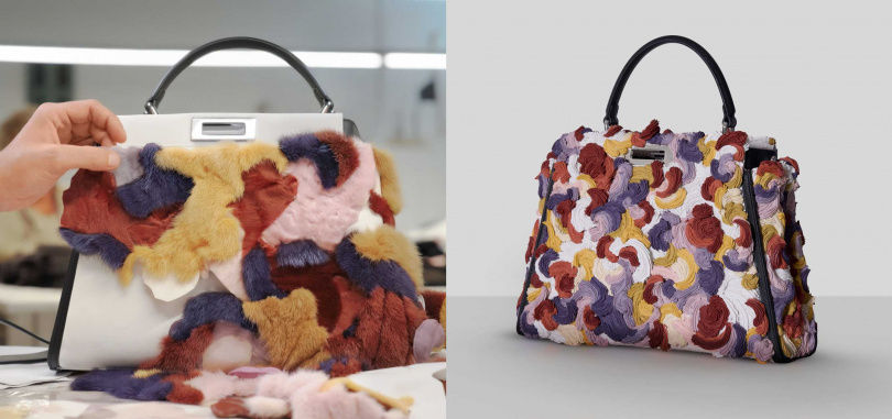 是藝術裝置還是精品包？FENDI這顆Peekaboo靠彩色水泥雕出溫柔奢華、驚艷全場