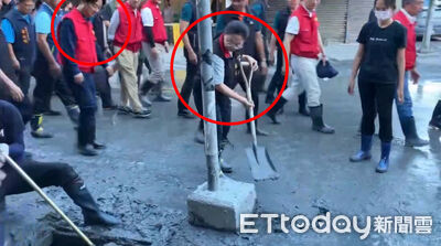 陪賴清德勘災！徐榛蔚「突借鏟子鏟土」挨酸擺拍…縣府說話了