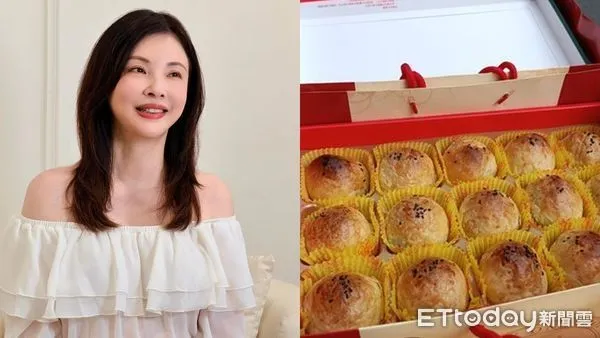 ▲▼何如芸　蛋黃酥。（圖／翻攝自何如芸臉書、ETtoday資料照）