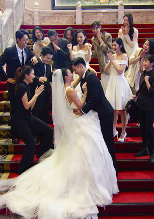 ▲《雙囍》入選東京影展「世界焦點」單元，劉冠廷、余香凝很期待。（圖／水花電影提供）