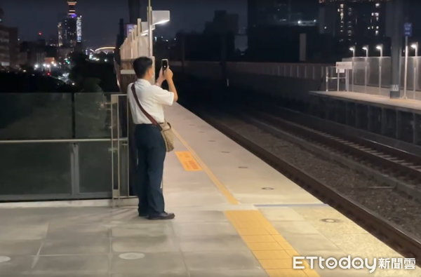 ▲台中五權車站驚傳民眾將站務員推落軌道。（圖／民眾提供）