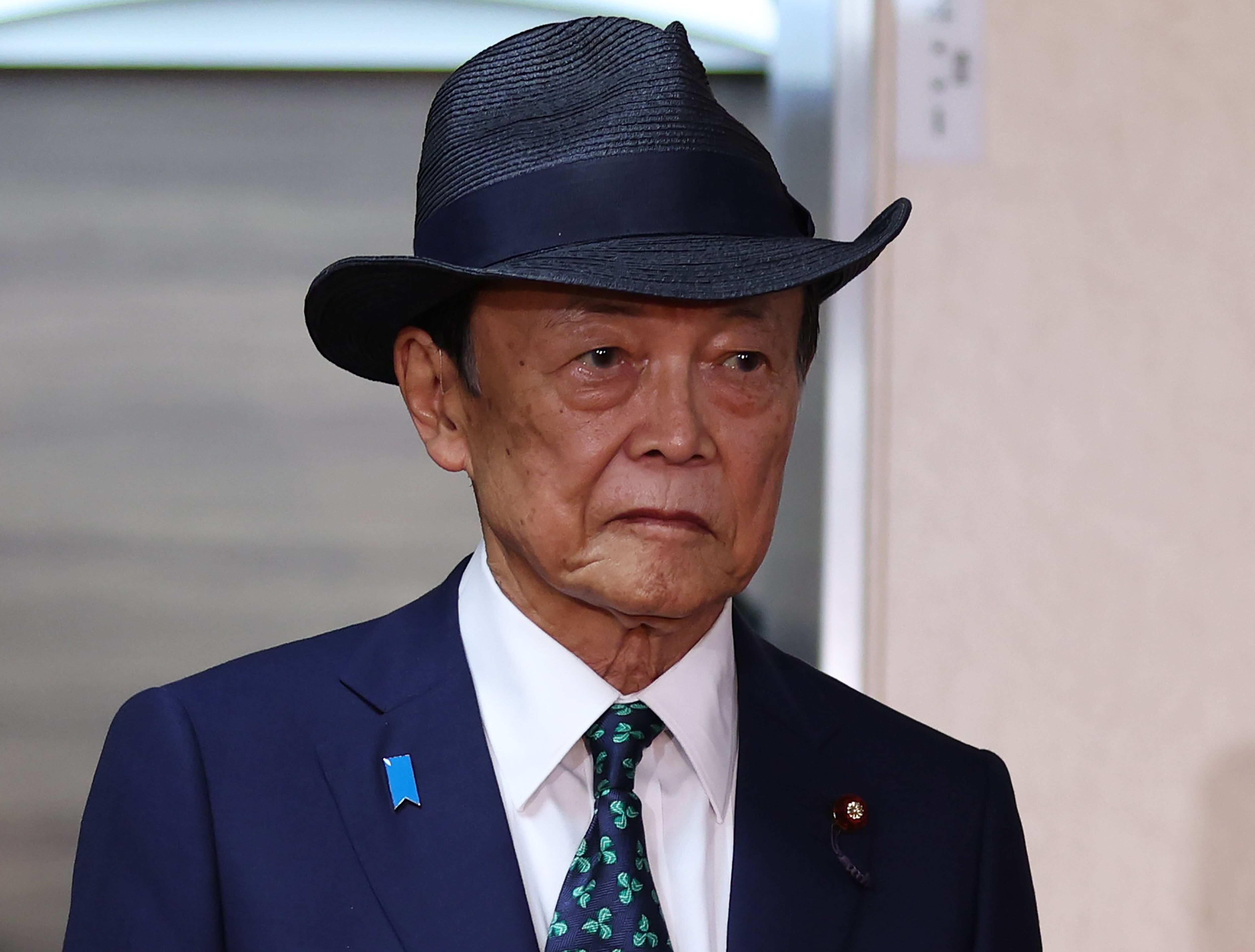 ▲▼麻生太郎在此次黨總裁選舉被視為「造王者」,是高市當選總裁的幕後功臣,7日獲任命為黨副總裁。(圖/達志影像/美聯社)