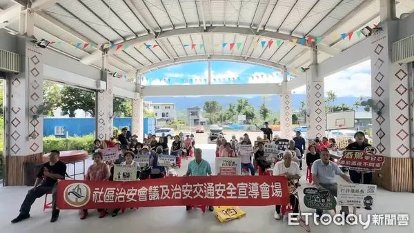 ▲「識詐交安宣講團」參加大埔社區治安會議。（圖／記者楊晨東翻攝）