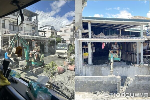 ▲▼桃園市挖土機業者林鴻森。挖土機超人花蓮災區救災8天，小腿劃傷感染不治。（圖／家屬提供）