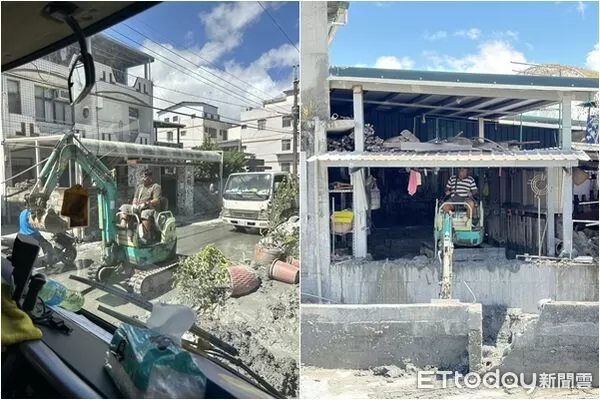 ▲▼桃園市挖土機業者林鴻森。挖土機超人花蓮災區救災8天，小腿劃傷感染不治。（圖／家屬提供）