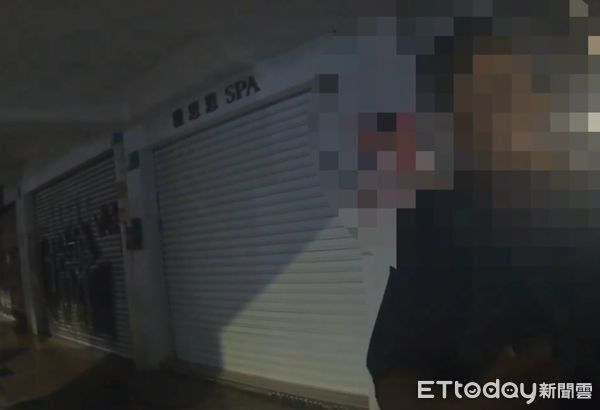 ▲市警二分局到場後查獲林男，全案依傷害罪嫌送辦。（圖／記者林東良翻攝，下同）