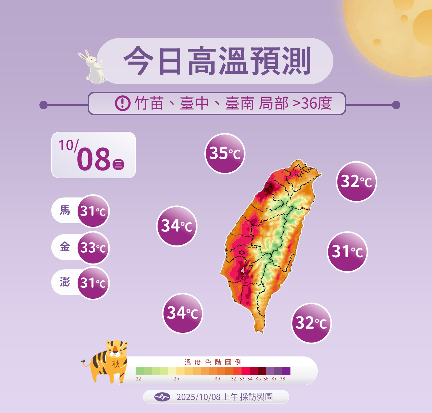 ▲▼未來一周天氣。（圖／氣象署提供）