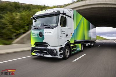 賓士「全新電動卡車eActros 400」登場!續航上看560KM運用更靈活