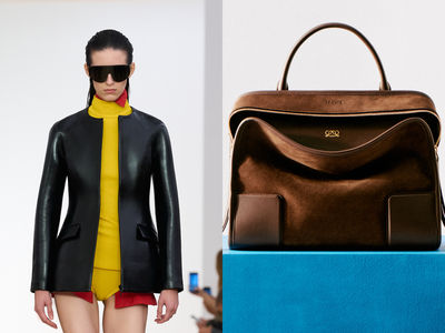 巴黎時裝周/Loewe雙人組首秀Logo砍一半!直擊話題淡菜包、玩味色彩造型