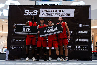 2025 FIBA 3x3高雄挑戰賽 台北永豐旺寶勇奪亞軍