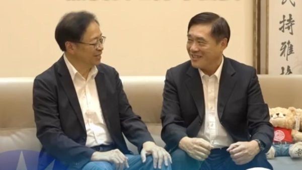 ▲張善政表態挺郝龍斌當黨主席。（圖／郝龍斌臉書）