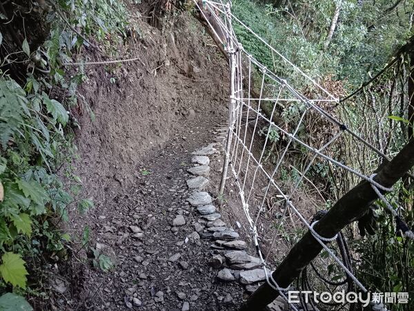 ▲北大武山登山步道。（圖／內埔警方提供）