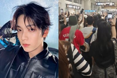 超恐怖！TXT秀彬抵無錫機場　陸私生狂奔如「喪屍進城」畫面曝