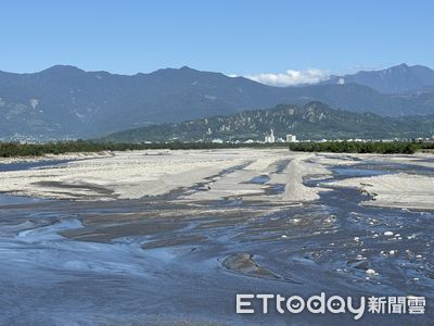 台東卑南溪現河川揚塵　縣府呼籲民眾加強防護