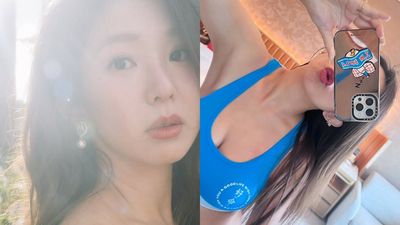 郭書瑤穿運動內衣炸傲人上圍　「由上往下拍」超兇身材全看光