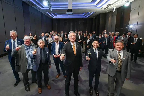 ▲▼總統府副秘書長何志偉、外交部次長吳志中出席台德民間論壇（German Taiwanese Dialogue Platform, GTDP）酒會。（圖／主辦單位提供）