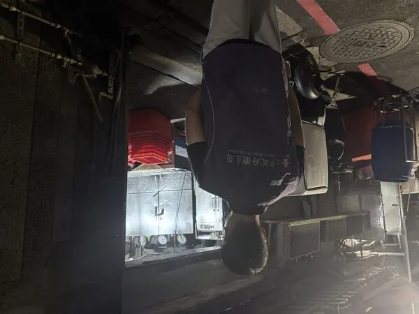 ▲▼北市黑心豬腸流向寧夏市場陳先生，經查確認店名為「利太肉店」，衛生局前往稽查。（圖／北市衛生局提供）