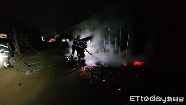 ▲▼       馬公市前寮里建案工地火警案      。（圖／記者陳洋翻攝）