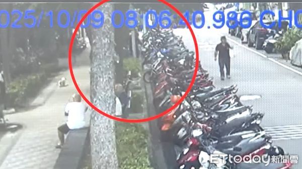 ▲許男不滿遭趕出門，持刀到公園與女友理論並對其揮砍4刀。（圖／記者陸運陞翻攝）