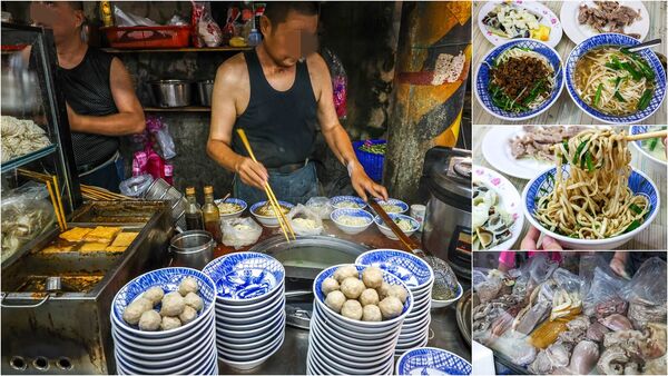 ▲▼三兄弟麵攤。（圖／部落客陳小可的吃喝玩樂授權提供）