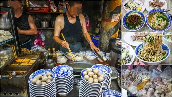 ▲▼三兄弟麵攤。（圖／部落客陳小可的吃喝玩樂授權提供）