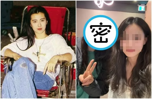 王祖賢現蹤溫哥華的海底撈，與幸運影迷合照。（翻攝小紅書）