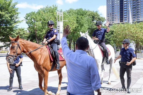 ▲▼ 新北8駿馬+18騎警登國慶遊行掀亮點       。（圖／新北市政府提供）