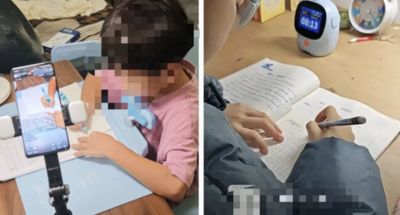 媽出奇招「開直播」專治小孩不乖乖寫作業　鏡頭一拍「偶包」上身