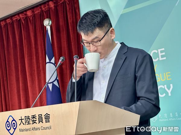 ▲▼陸委會副主委、發言人梁文傑。（圖／記者蔡紹堅攝）