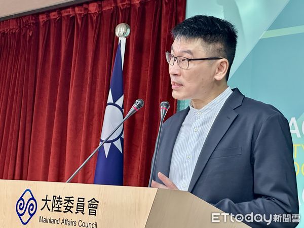 ▲▼陸委會副主委、發言人梁文傑。（圖／記者蔡紹堅攝）