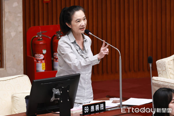 ▲▼ 蔣萬安施政報告與質詢及答覆-應曉薇。（圖／記者黃克翔攝）