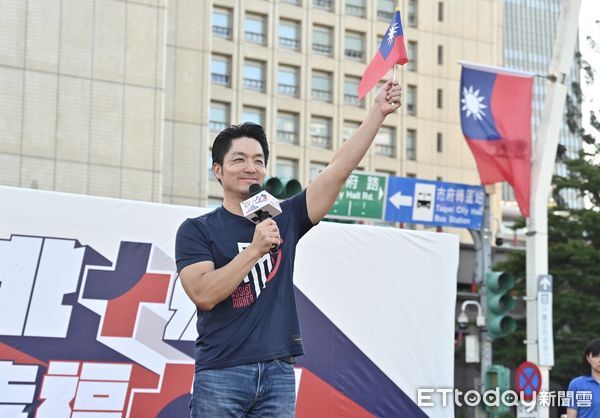 ▲▼台北市長蔣萬安出席市府國慶升旗暨慶祝活動。（圖／記者李毓康攝）