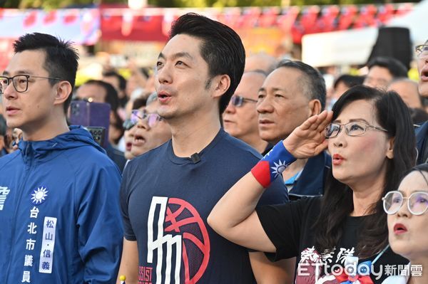 ▲▼台北市長蔣萬安出席市府國慶升旗暨慶祝活動。（圖／記者李毓康攝）