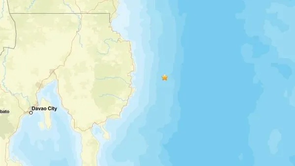 ▲▼菲律賓地震。（圖／USGS）