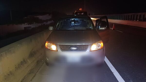 ▲台61線北上芳苑路段發生死亡車禍。（圖／民眾提供）