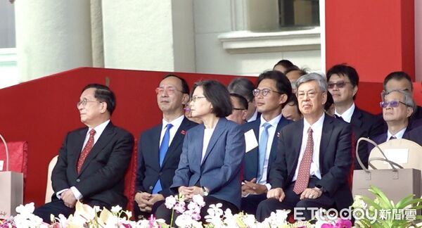 ▲▼前總統蔡英文出席「114年雙十國慶大會」。（圖／記者許靖騏攝）