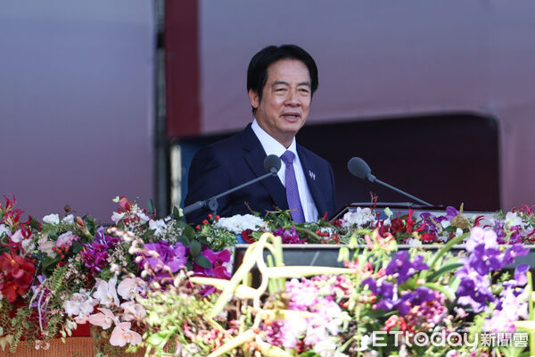 ▲總統賴清德於雙十國慶大會致詞。（圖／記者林敬旻攝）