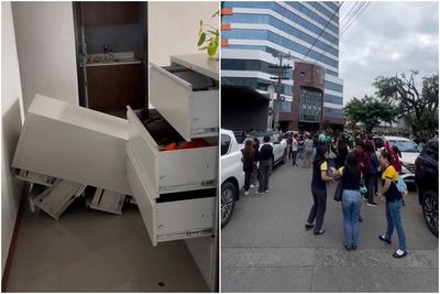 7.4強震狂晃畫面曝光！菲律賓餘震不斷1死　印尼測得17公分海嘯