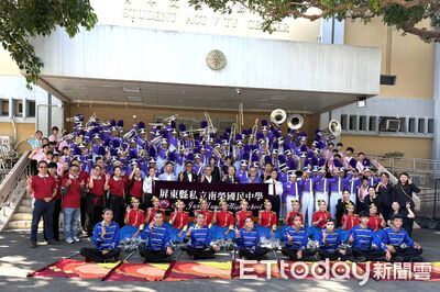 首支國中團登國慶舞臺! 屏東南榮國中行進管樂團震撼府前廣場