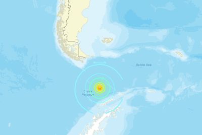 快訊／南美洲德雷克海峽「發生規模7.8強震」　發布海嘯警報