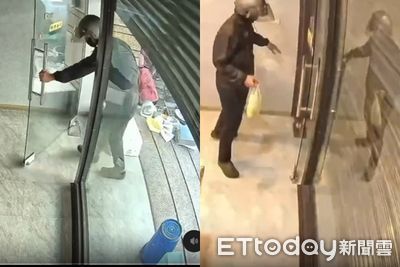 險變斷頭台!進店才3秒鐵捲門整片砸下來 日料店老闆驚險逃劫