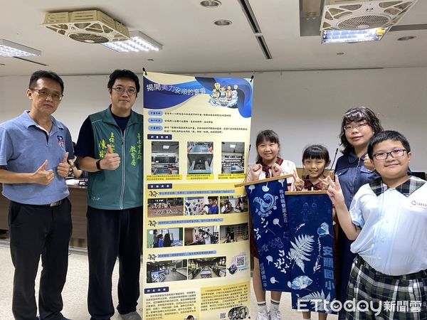 ▲台南市教育局推動美感深耕計畫，各校將閒置角落改造成藝術空間，展現學生創意成果。（記者林東良翻攝，下同）