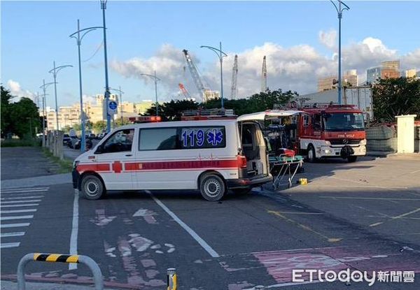 ▲腳踏車騎士遭高速衝撞，緊急送醫搶救仍不治身亡。（圖／記者陸運陞翻攝）