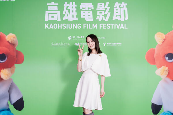 ▲《九龍大眾浪漫》製片有澤亮哉、主要演員水上恒司、吉岡里帆及曾少宗齊聚高雄。（圖／高雄電影節提供）