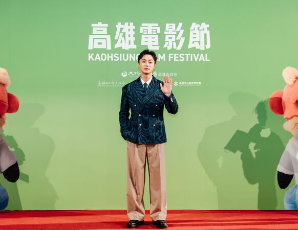 ▲施柏宇以「影展大使」的身份現身紅毯。（圖／高雄電影節提供）