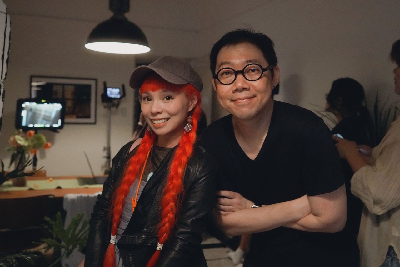 ▲▼許哲珮〈此刻〉，石知田、魏漢鼎、導演林書宇。（圖／雪人音樂提供）