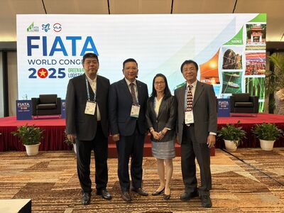 FIATA年會邀蔡豐明談航運永續 楊瑞如代表台灣連任副主席